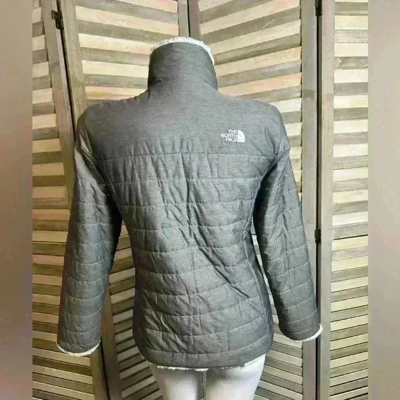 The North Face Youth Reversible Jacket- XL Gray and Blue - Picture 5 of 8